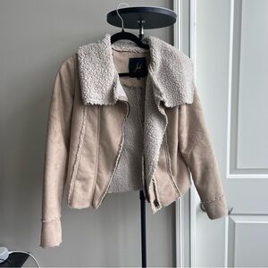 Tan Shearling Jacket